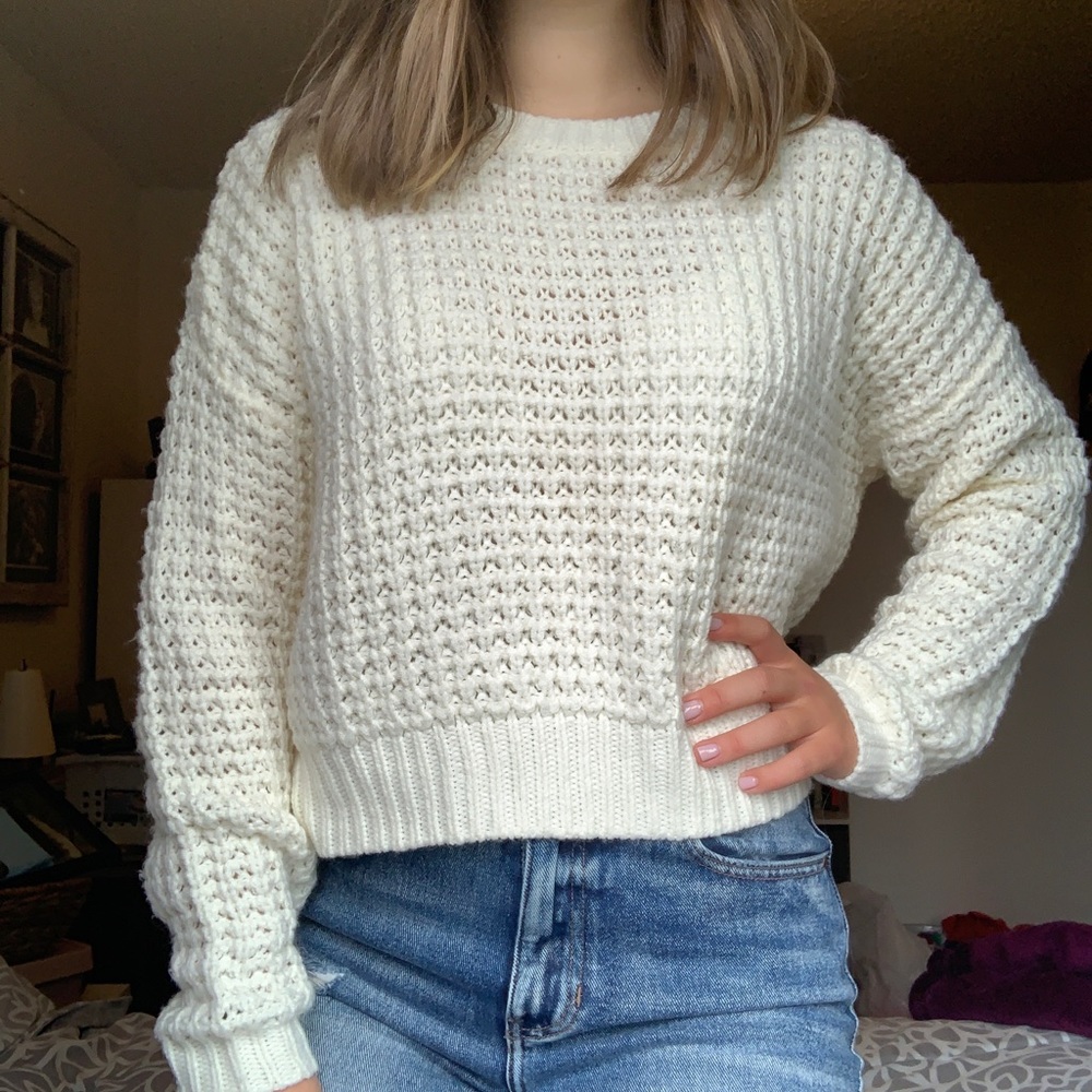 Cropped Knit PacSun Sweater